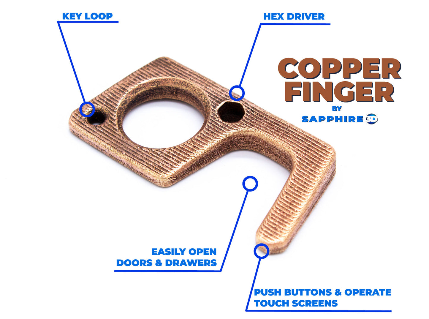 COPPER FINGER by SAPPHIRE 3D